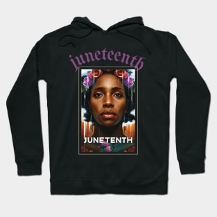 juneteenth African American woman Hoodie